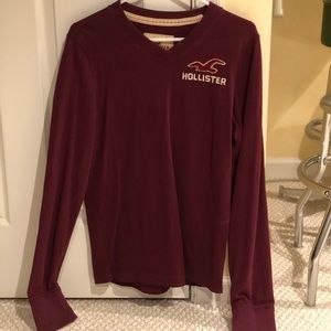 Hollister long sleeve shirt, size medium